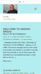 Mobile Screenshot of abidingbread.com